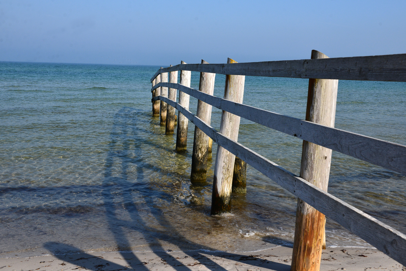 Schatten am Strand