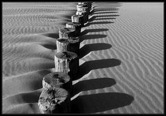 Schatten am Strand