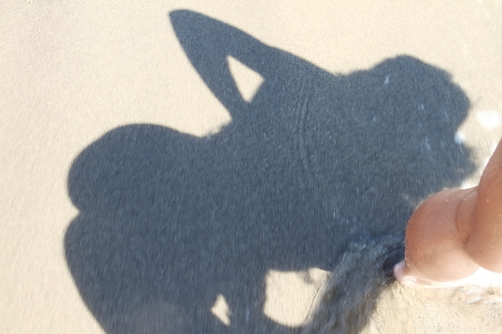 Schatten am Strand