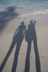 Schatten am Strand
