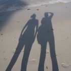 Schatten am Strand