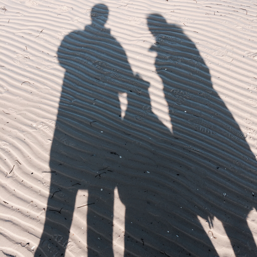 Schatten am Strand