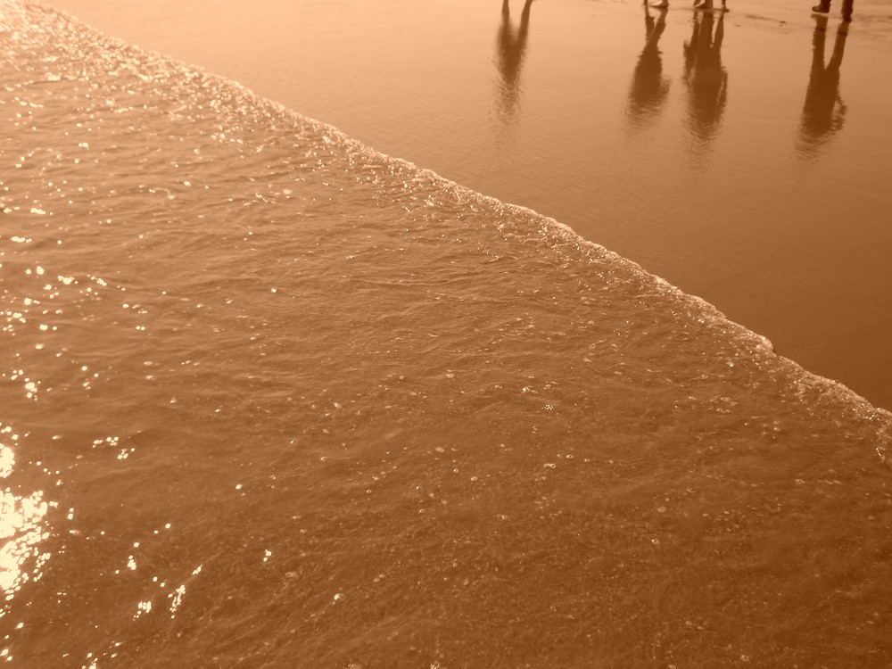 Schatten am Strand