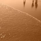 Schatten am Strand