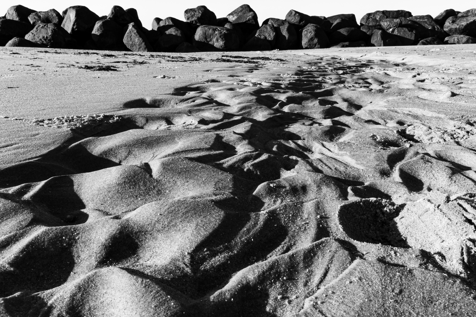 Schatten am Strand