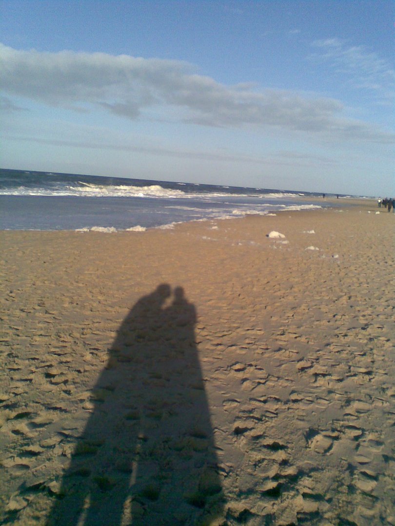 Schatten am Strand - Sylt