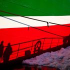 Schatten an der Rickmer Rickmers