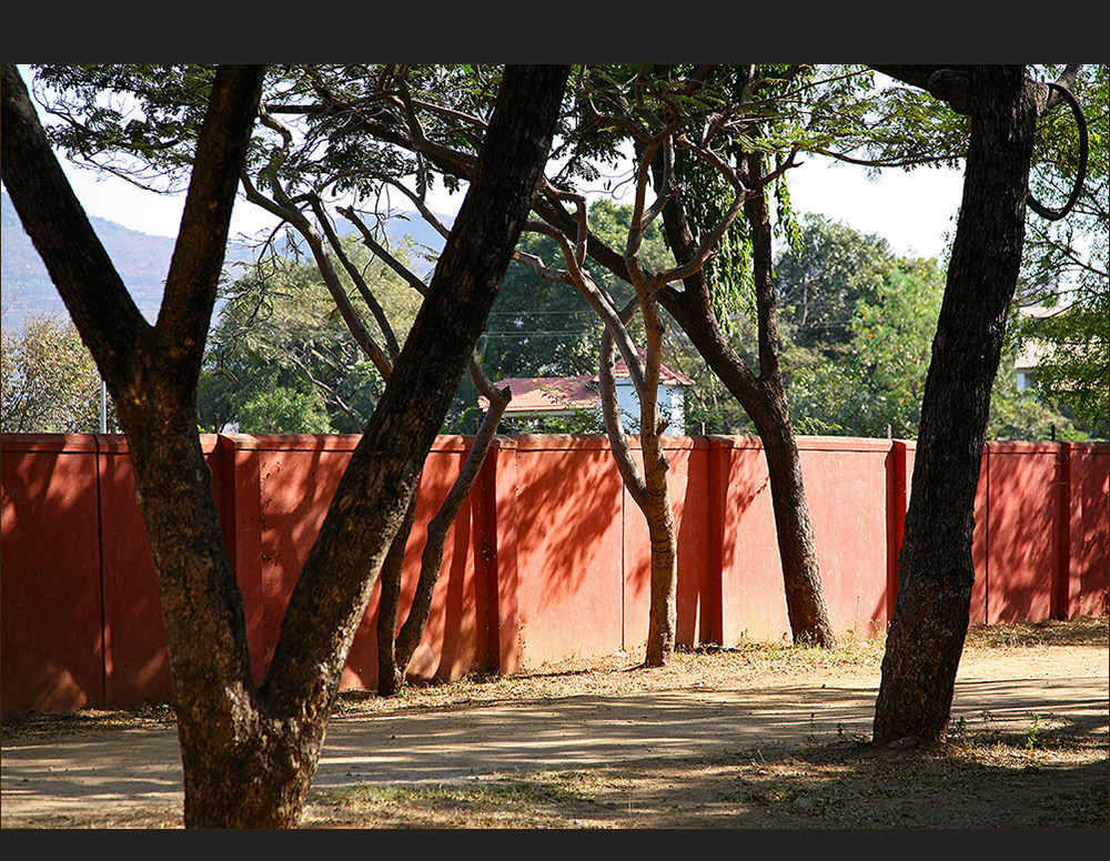 Schatten an der Wand