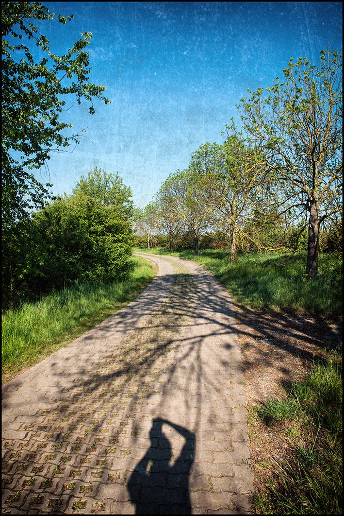 Schatten auf dem Jakobsweg