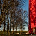 Schatten auf dem Leuchtturm