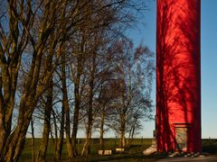 Schatten auf dem Leuchtturm