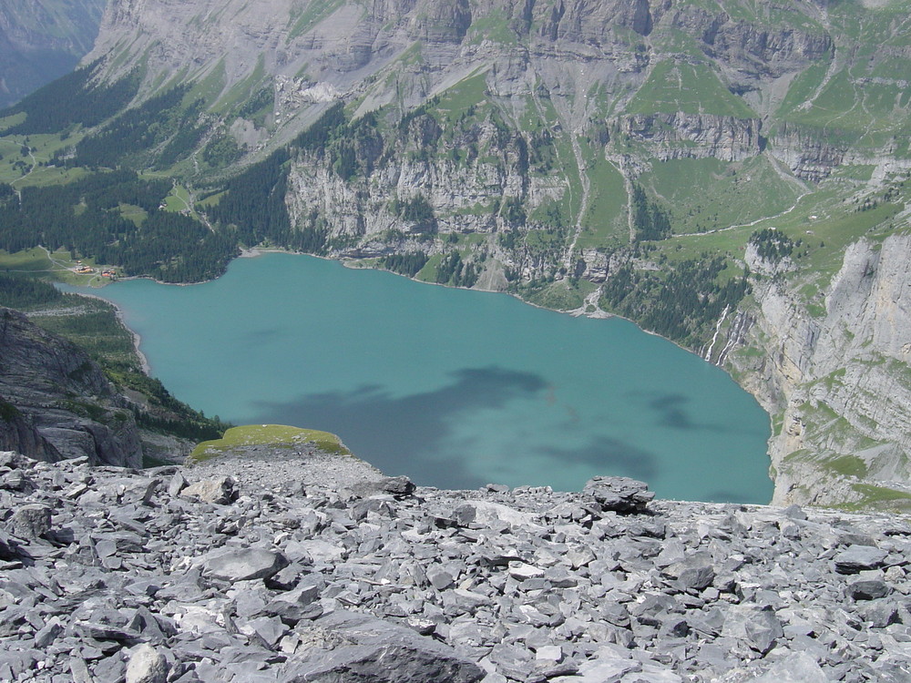 Schatten auf dem See