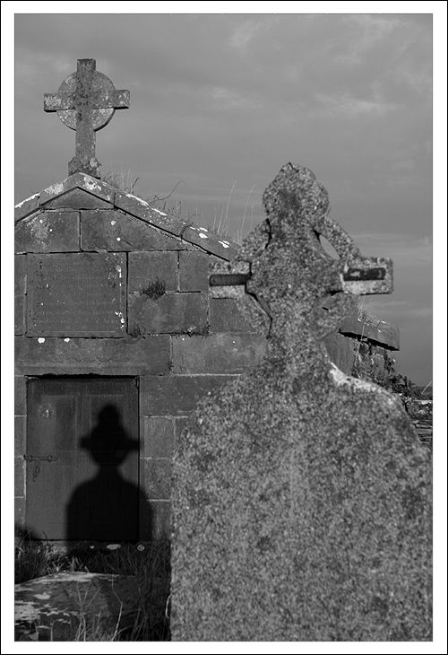 Schatten auf der Tür....