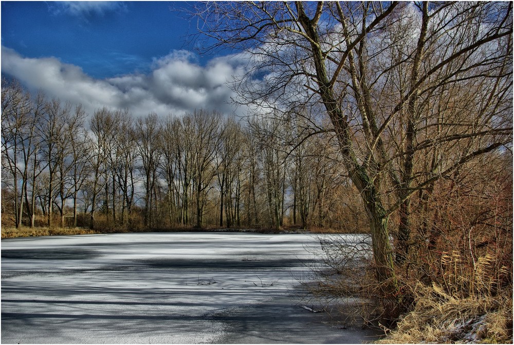 Schatten-Eis