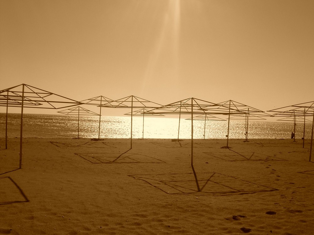 Schatten im Sand