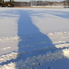 Schatten im Schnee