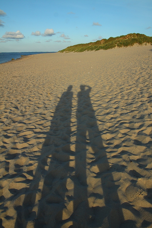 Schatten in der Abendsonne