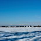 Schatten, Schnee und himmelblau