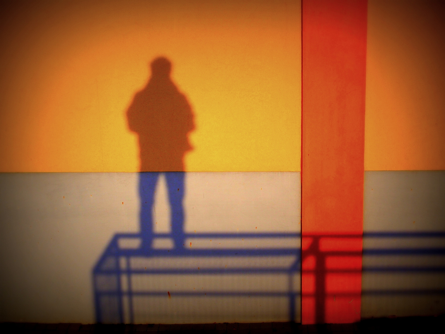 Schatten Selfie