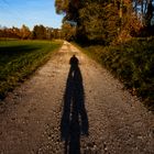 Schatten vom Fahrradfahren