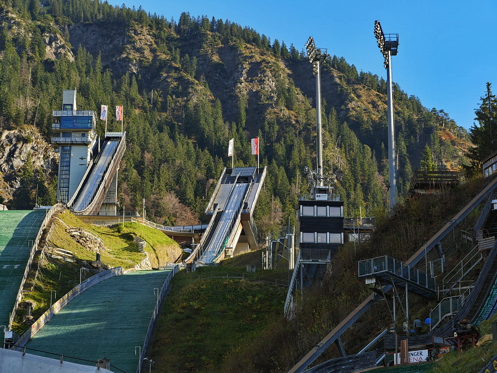 Schattenbergschanze noch ohne Schnee