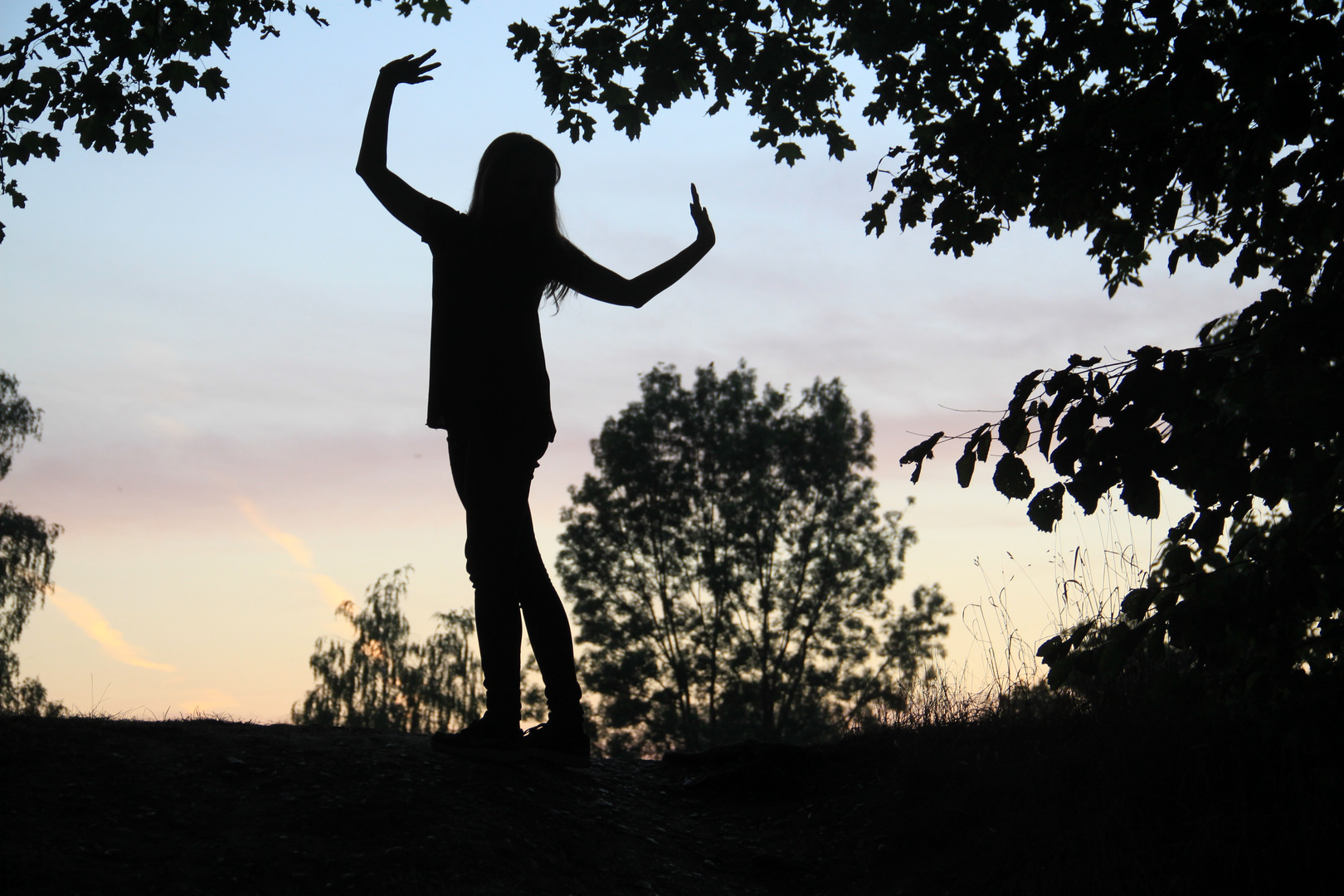 Schattenbild... Foto & Bild | jugendliche, outdoor, spezial Bilder auf