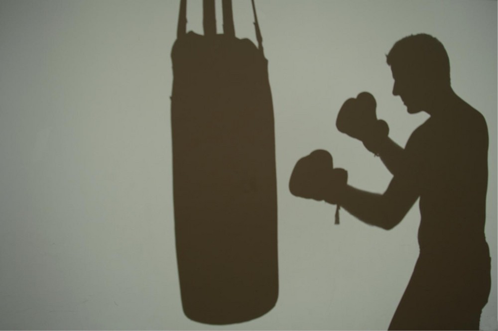 Schattenboxen Foto & Bild erwachsene menschen, menschen in der