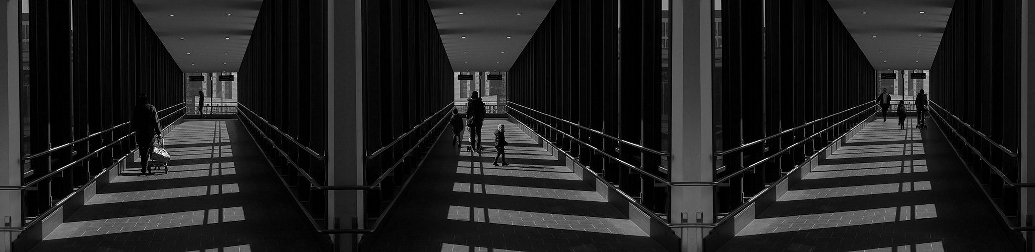 Schattenfelder ... Stadtläufer, Triptychon