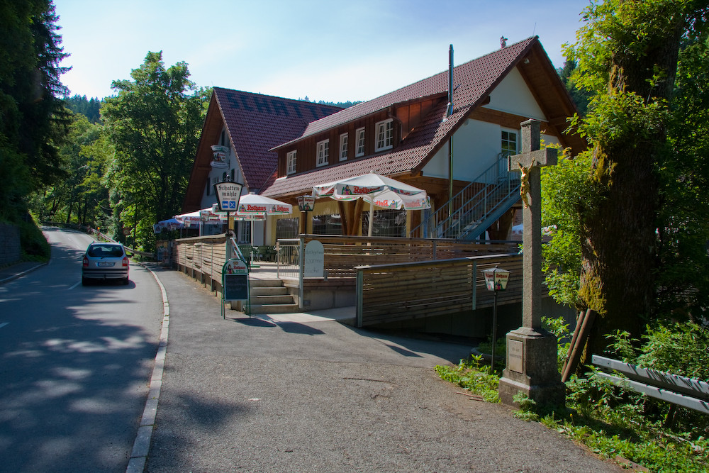 Schattenmühle am nächsten Morgen.