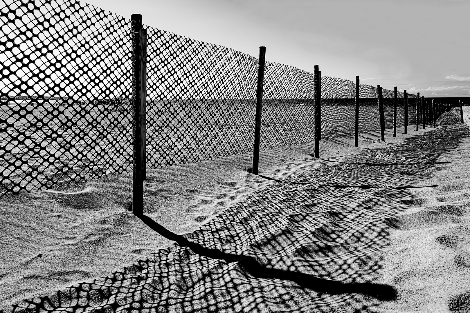 Schattenspiel am Strand