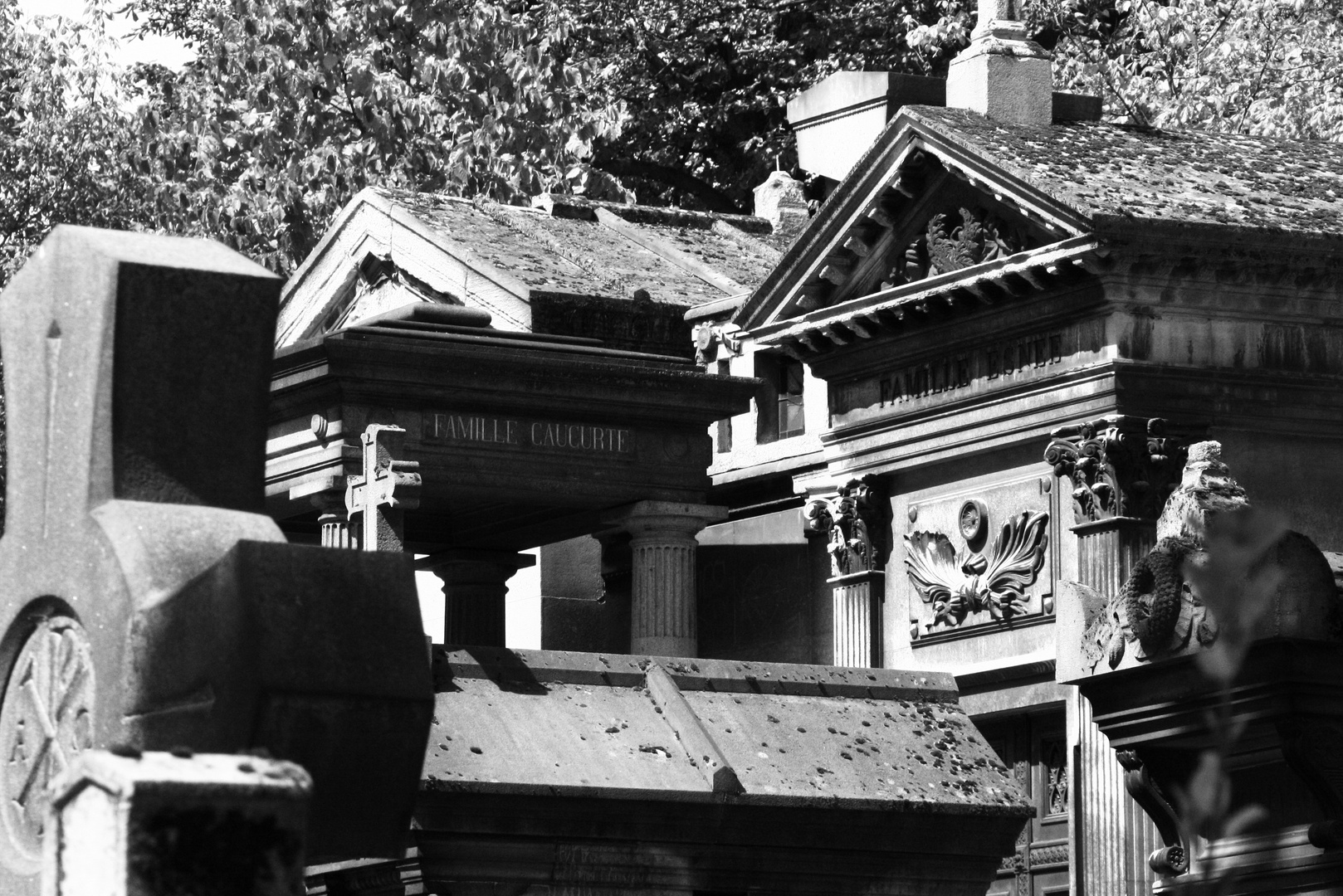 Schattenspiele auf dem Père Lachaise, Paris