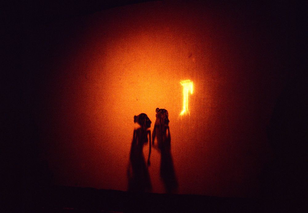 Schattentheater auf Bali