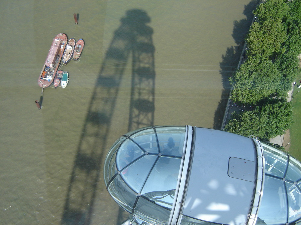 Schattenwurf am London Eye