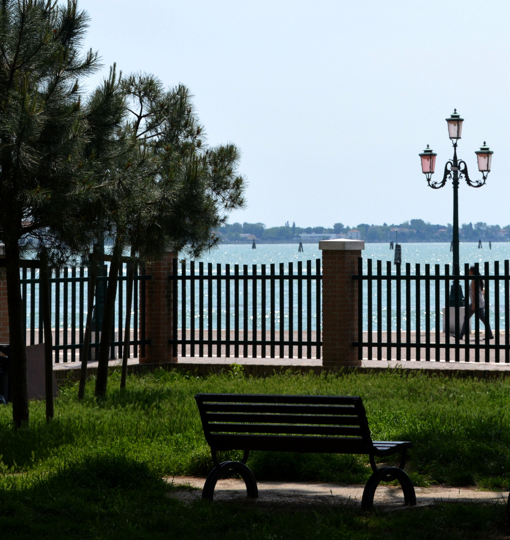 Schattiges Plätzchen in Venedig