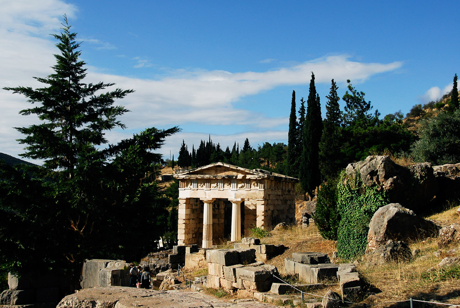 Schatzhaus der Athener in Delphi