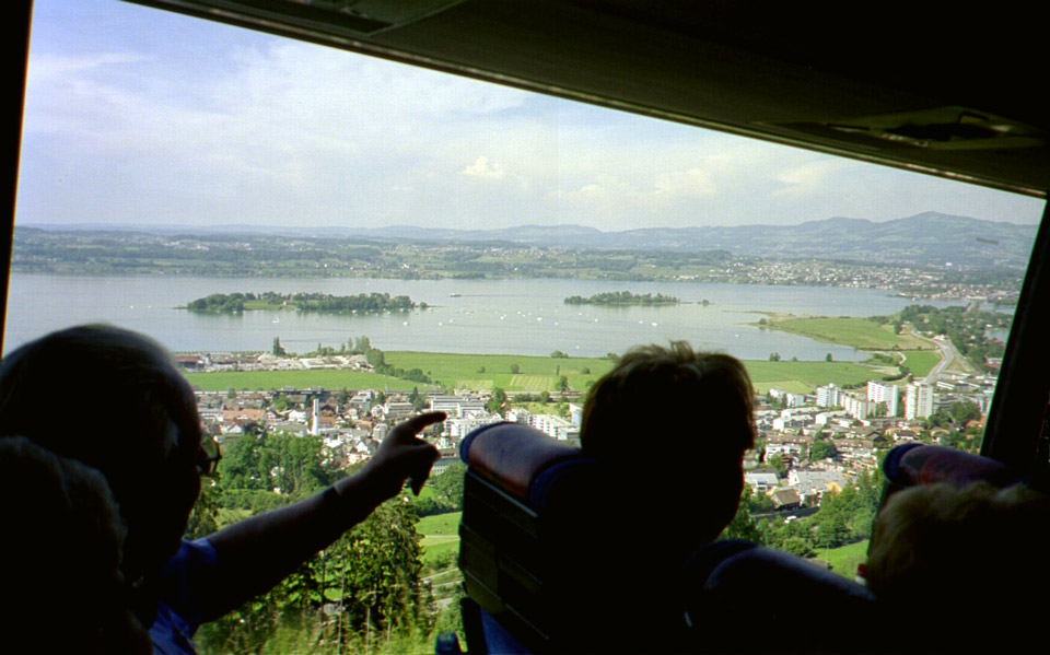 "Schau, der Zürichsee!"