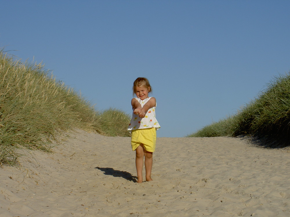 Schau mal hier ist ganz viel Sand am Meer