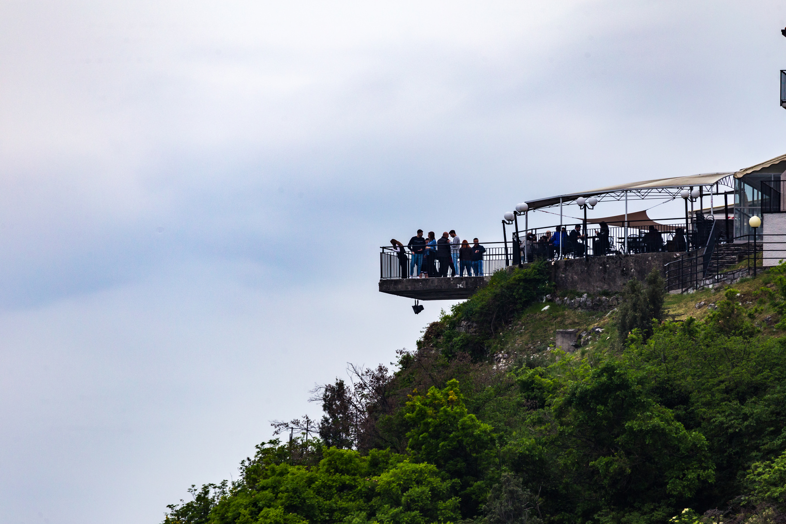 Schauderterrasse in Pieve 