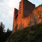 Schauenburg beim Sonnenuntergang