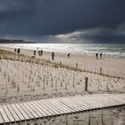 Schauer am Strand