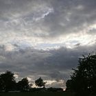 Schauer-Wolken am Abend