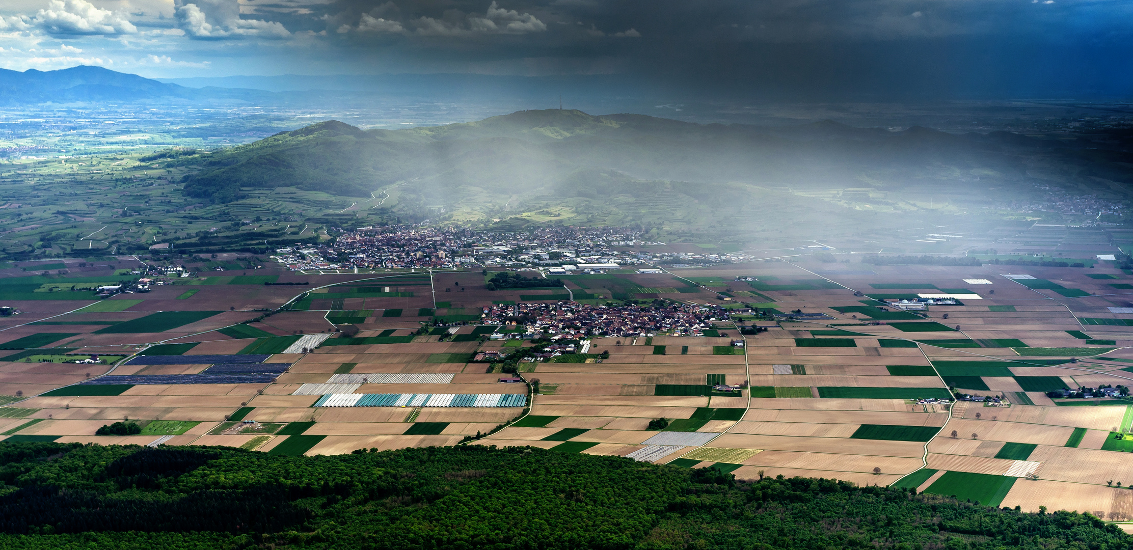 Schauerwetter am Kaiserstuhl