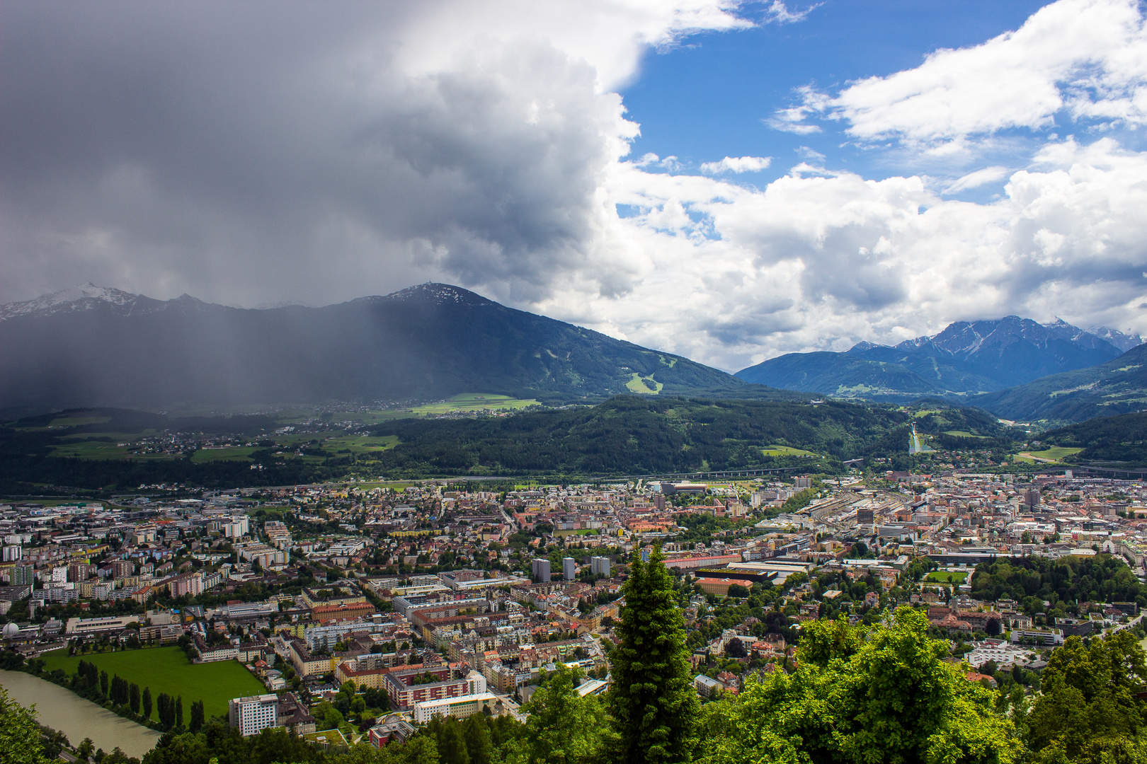 Schauerwetter in Innsbruck