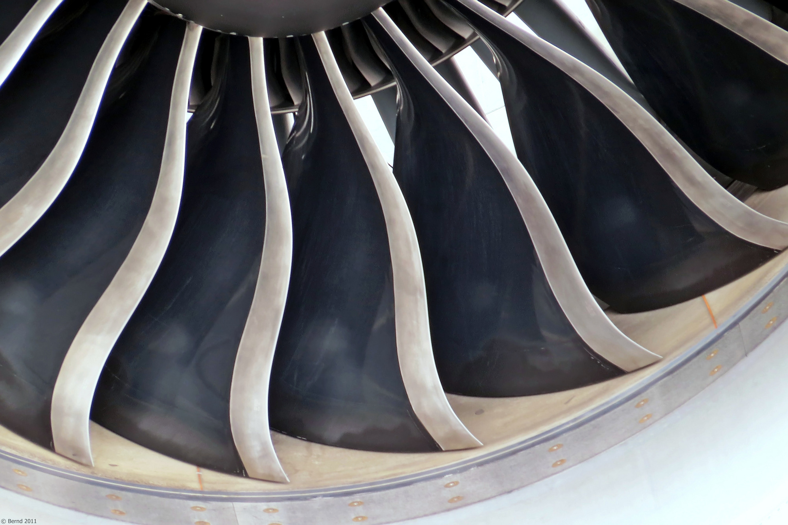 SchaufelblattRad (Fan) GE90115B Engine Japan Airlines (JAL