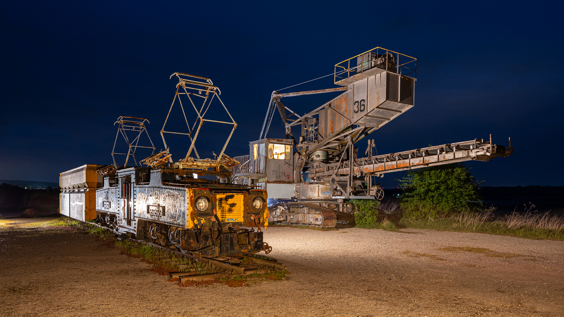 Schaufelradbagger am Tagebau Schöningen