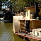 Schaufelraddampfer "Adelaide" und "Hero" in Echuca