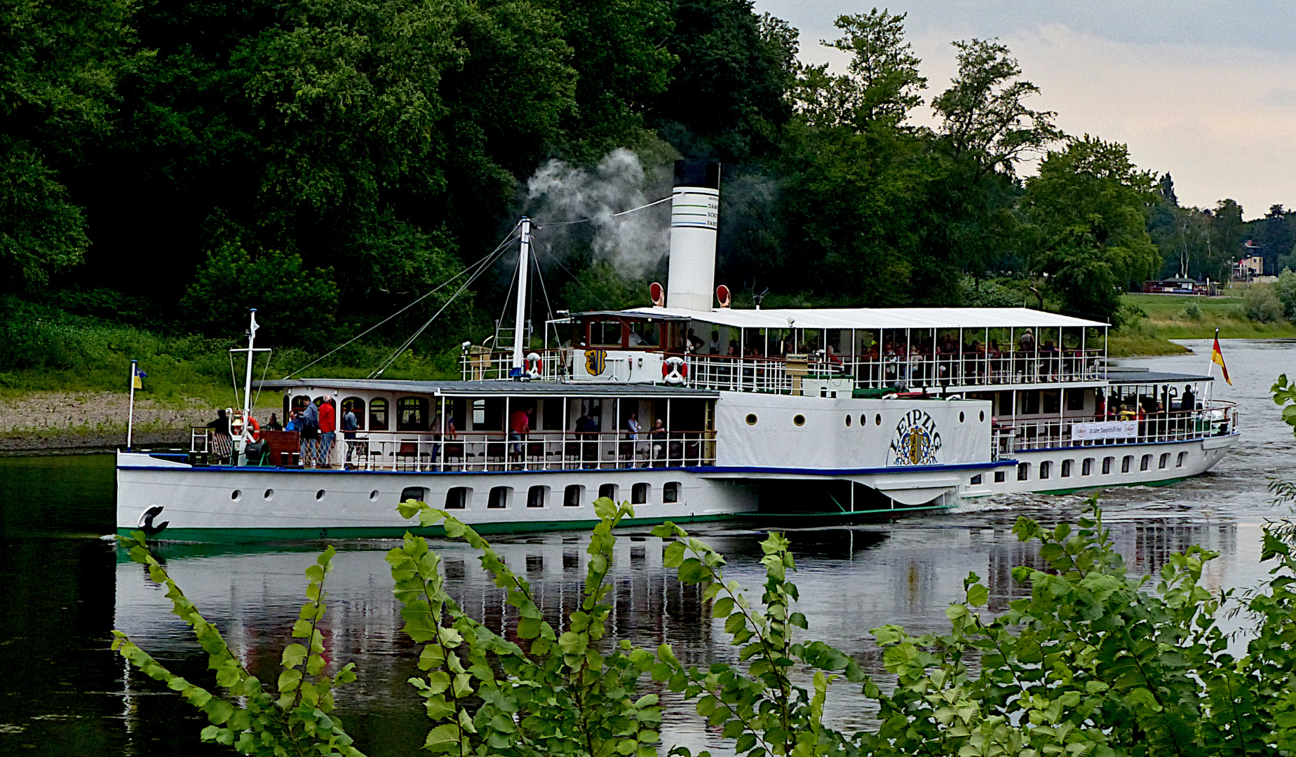 Schaufelraddampfer Leipzig