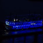 Schaufelradschiff bei Nacht (MS Louisiana Star) Blue Monday