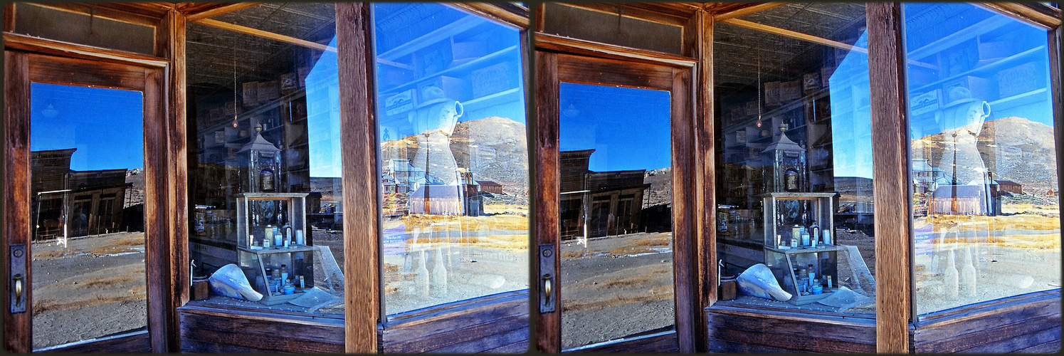 Schaufenster in Bodie