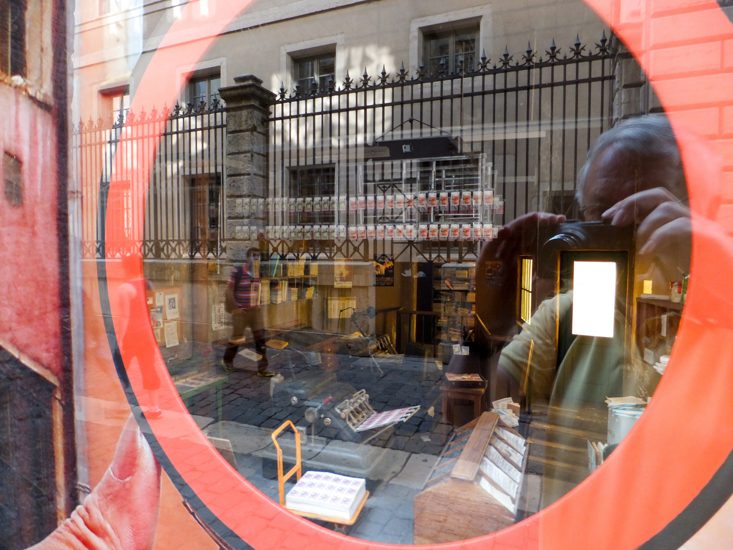 Schaufenster in Lyon, Frankreich